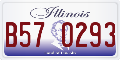 IL license plate B570293