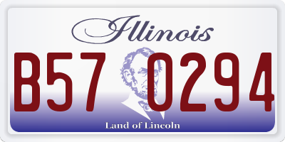 IL license plate B570294
