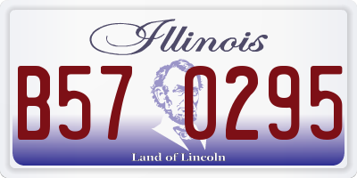 IL license plate B570295