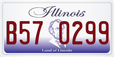 IL license plate B570299
