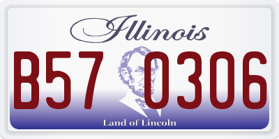 IL license plate B570306
