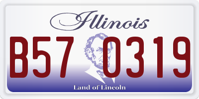 IL license plate B570319