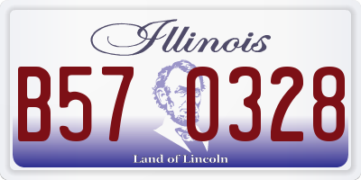 IL license plate B570328