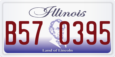 IL license plate B570395