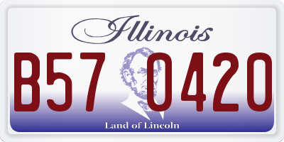 IL license plate B570420