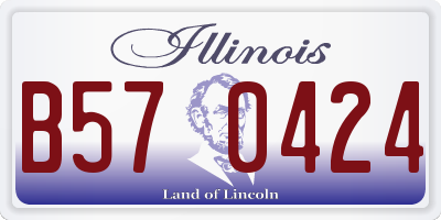 IL license plate B570424