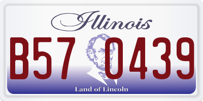 IL license plate B570439