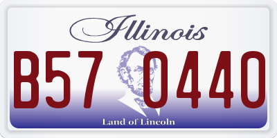 IL license plate B570440