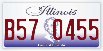 IL license plate B570455