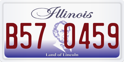 IL license plate B570459