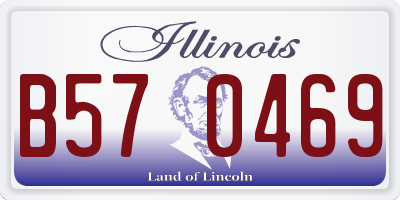 IL license plate B570469