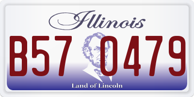 IL license plate B570479