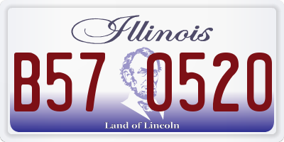 IL license plate B570520