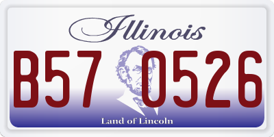IL license plate B570526