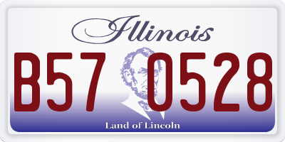 IL license plate B570528