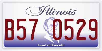 IL license plate B570529