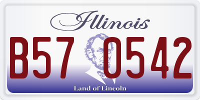 IL license plate B570542