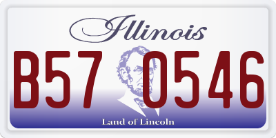 IL license plate B570546