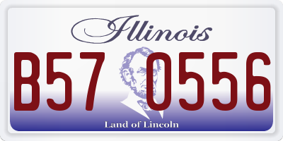 IL license plate B570556