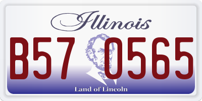 IL license plate B570565