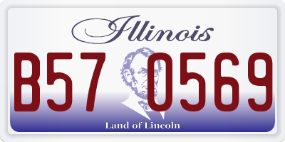 IL license plate B570569
