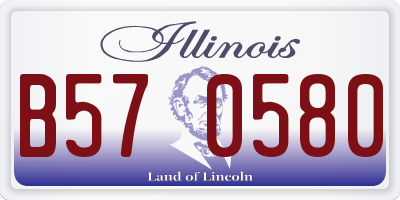 IL license plate B570580
