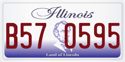 IL license plate B570595