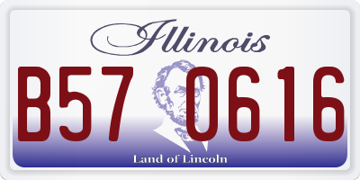 IL license plate B570616