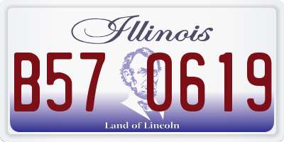 IL license plate B570619