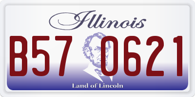 IL license plate B570621