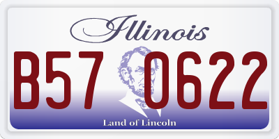 IL license plate B570622