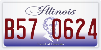 IL license plate B570624