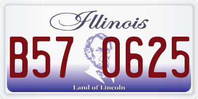 IL license plate B570625