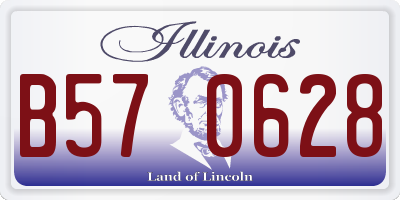 IL license plate B570628