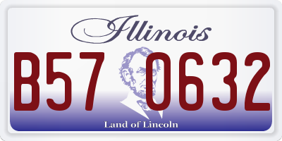 IL license plate B570632