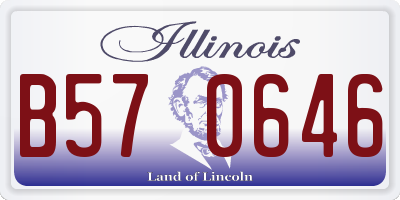 IL license plate B570646