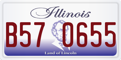 IL license plate B570655