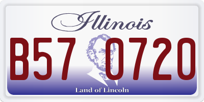 IL license plate B570720