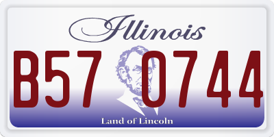 IL license plate B570744