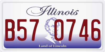 IL license plate B570746