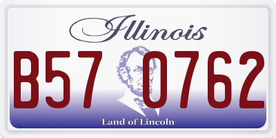 IL license plate B570762