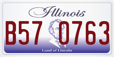 IL license plate B570763