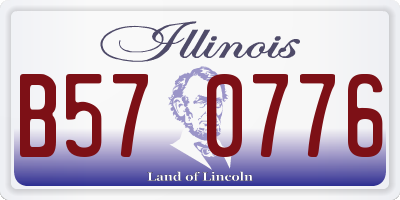 IL license plate B570776