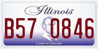 IL license plate B570846