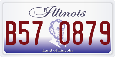IL license plate B570879