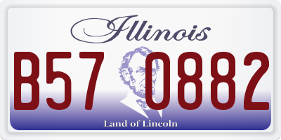 IL license plate B570882
