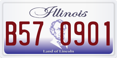 IL license plate B570901
