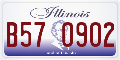 IL license plate B570902