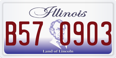 IL license plate B570903