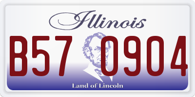 IL license plate B570904